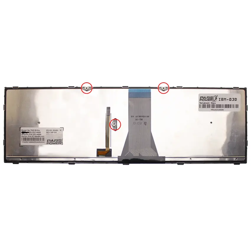 Lenovo G7070 80HW00CFTX, 80HW00CGTX Notebook Klavye Işıklı (Siyah TR)
