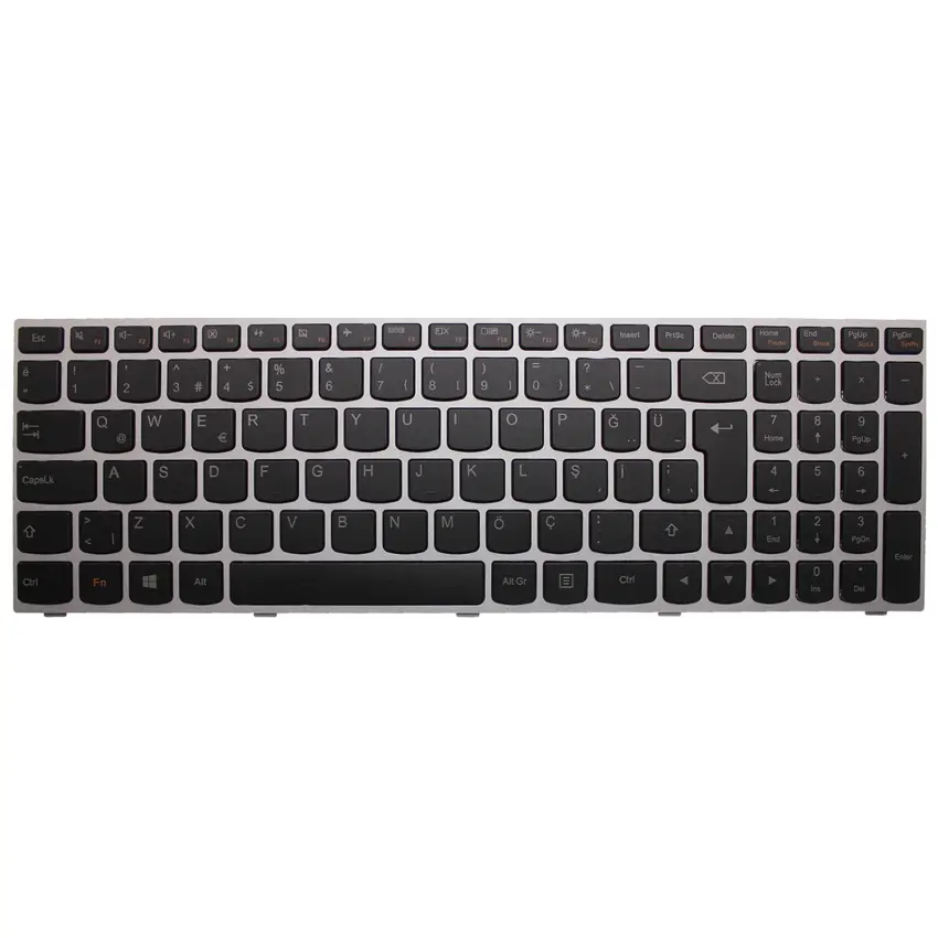 Lenovo PK130TH2B13, PK130TH3A13 Notebook Klavye (Gümüş TR)