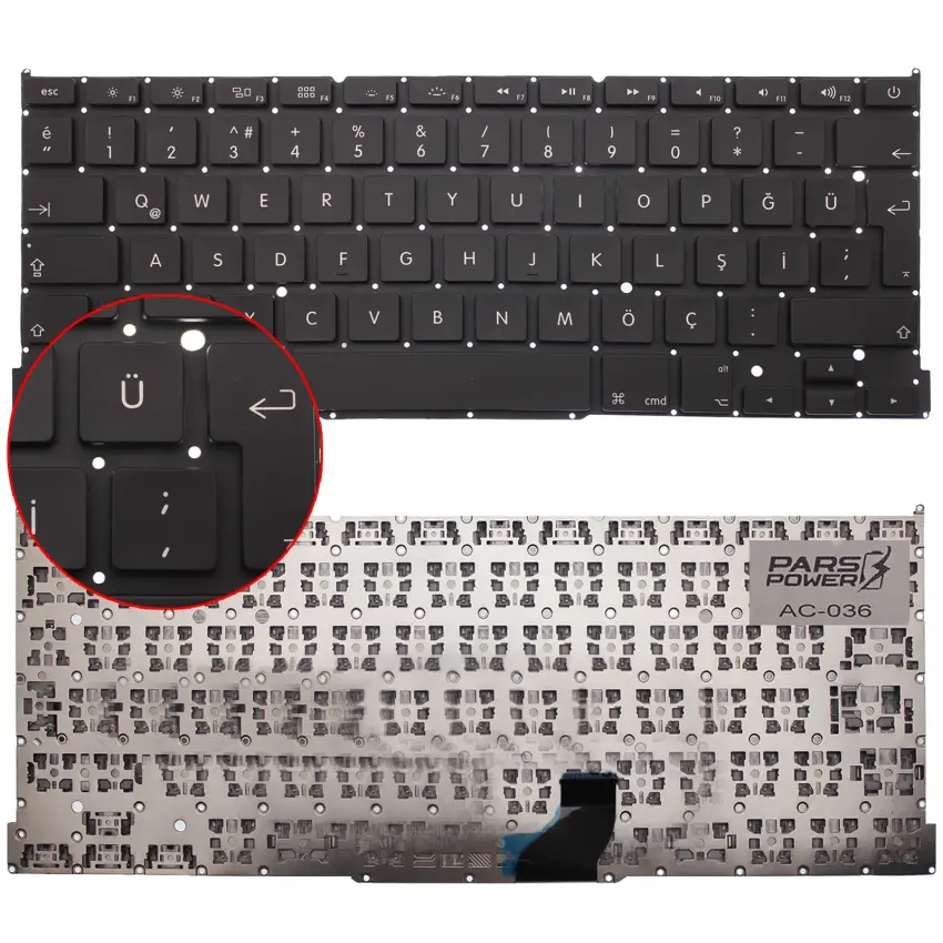 Apple ME864LL, ME866LL Klavye (Siyah Tr)