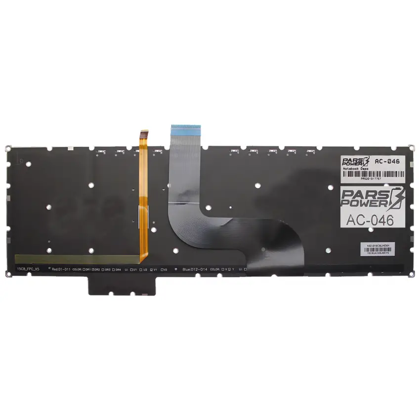 Acer Predator G9-593-765Q Uyumlu Notebook Klavye Işıklı (Siyah TR)