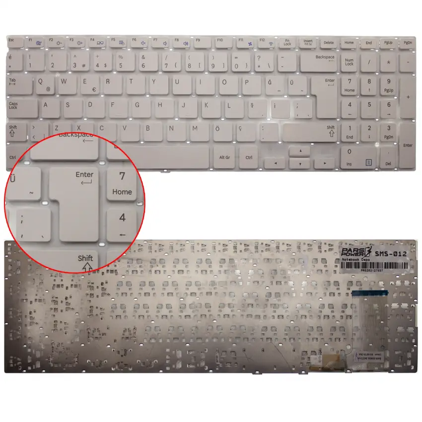 Notebook Klavye SMS-012