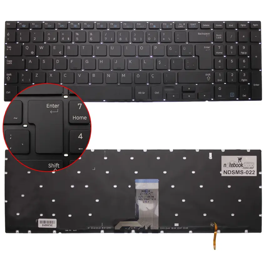 Notebook Klavye SMS-022