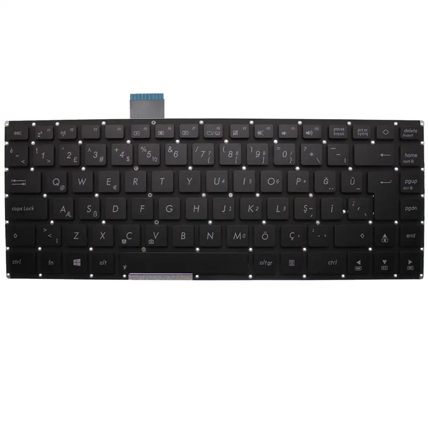 Asus X402CA Notebook Klavye (Siyah TR)