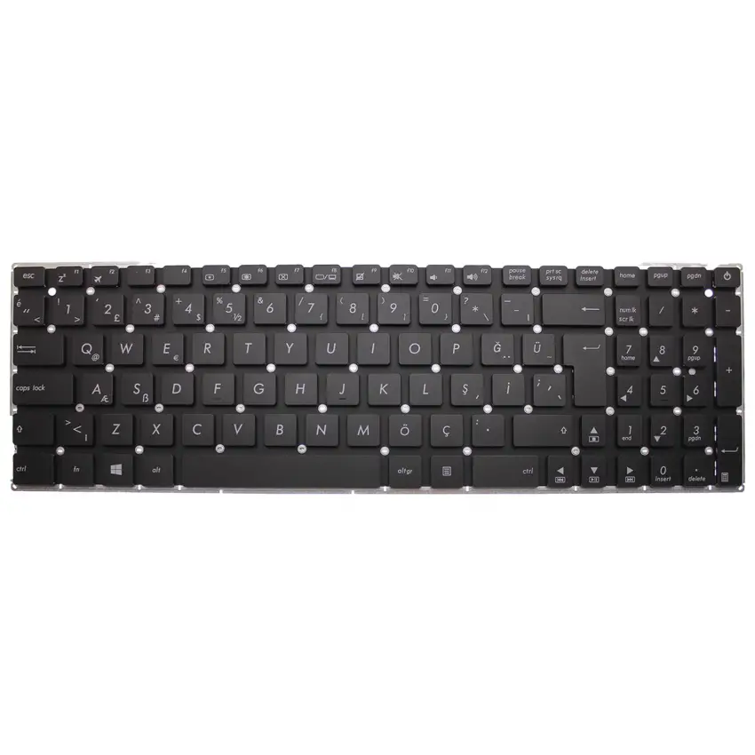 Asus X540YA-XO185D, X540UP-GO006T Klavye (Siyah TR)