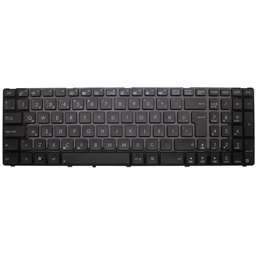 Asus X5DIJ-SX039C, K50IJ-RX5-001 Notebook Klavye (Siyah TR)