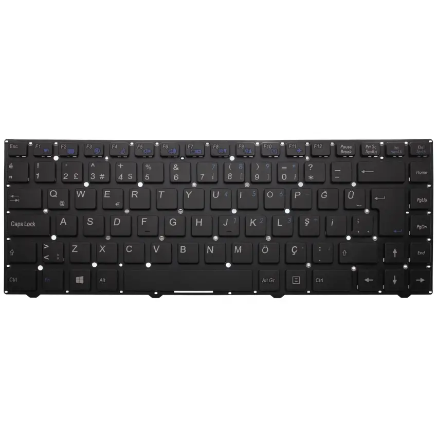 Exper MP-12B86GB-4301W Notebook Klavye (Siyah TR)