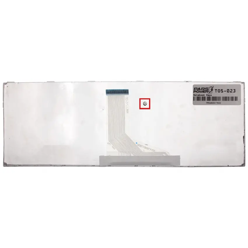 Toshiba Satellite C800, C805, C840, C845, L800, L805, L830, L840 Serisi Notebook Klavye (Beyaz TR)