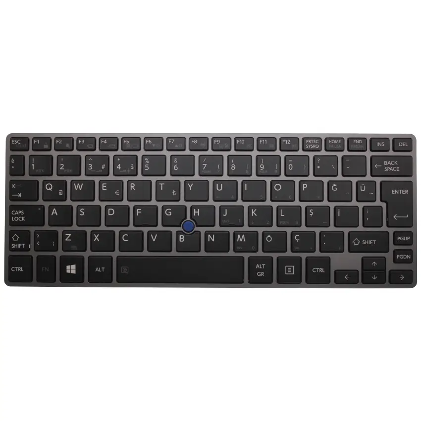 Toshiba Portege Z30-A, Z30T-A, Z30-B Serisi G83C000E33TR Işıklı Notebook Klavye (Siyah TR)