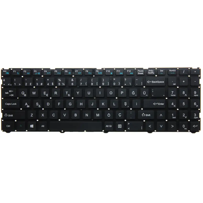 Casper Nirvana AELG9A00020 LG9, MP-12K73TQ-9207 Klavye (Siyah TR)