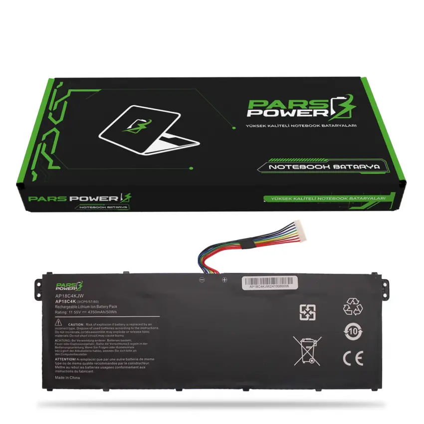 Acer AP18C4KJW Batarya - Pil (Pars Power)