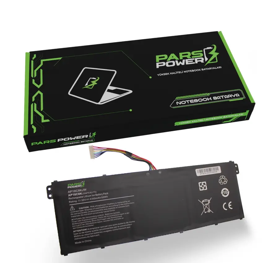 Acer AP18C8K Batarya - Pil (Pars Power)