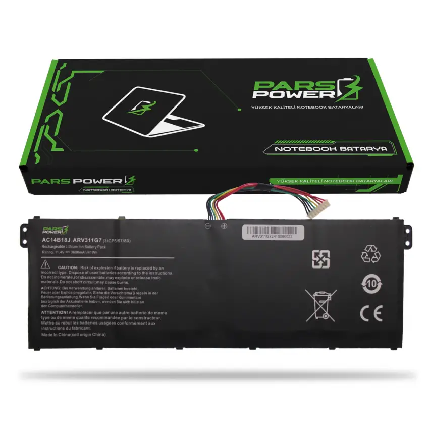 Packard Bell Easynote Te70-Bm-200tk N15W4 Batarya - Pil (Pars Power)