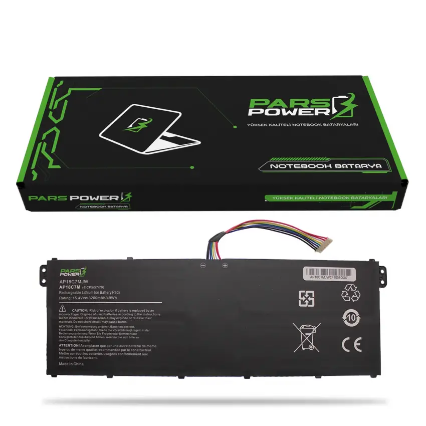 Acer 4ICP5/57/79, KT00407008 Batarya - Pil (Pars Power)