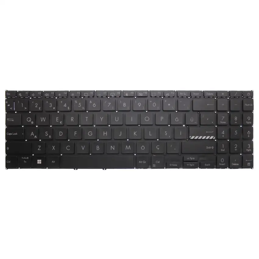 Asus Vivobook 16X M1603QA-MB511W Klavye (Siyah TR)