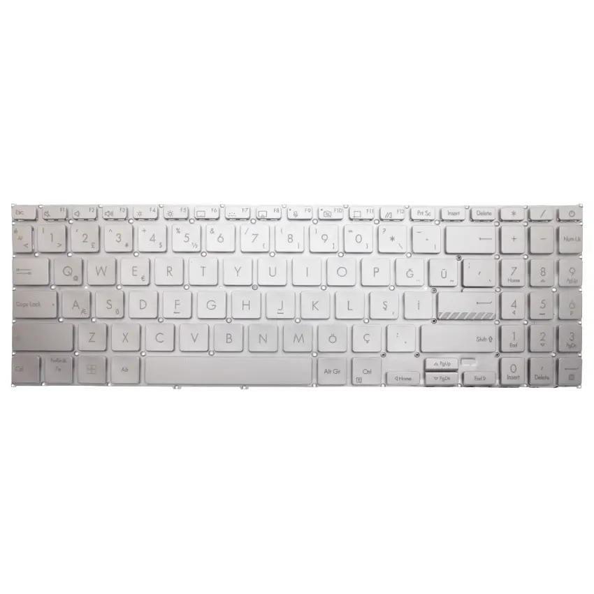 Asus Vivobook Go 15 E1504GA-NJ340 Klavye (Gümüş TR)