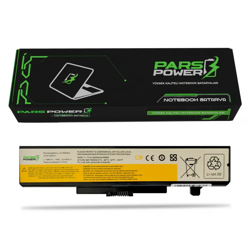 Lenovo 121500037, 121500040, 121500041 Batarya - Pil (Pars Power)
