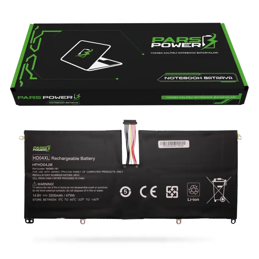 Hp 685866-171, 685866-1B1, 685989-001 Batarya - Pil (Pars Power)