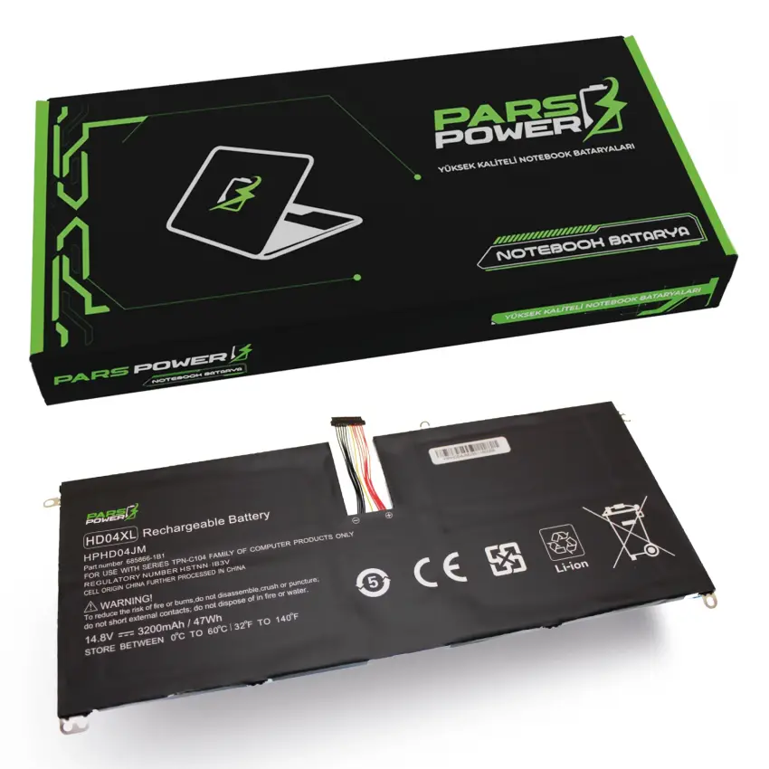 Hp Spectre XT Pro 13-b000 Batarya - Pil (Pars Power)