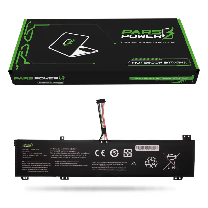 Lenovo Legion 5-17ACH6H Batarya - Pil (Pars Power)