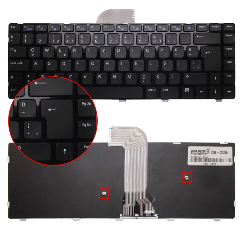 Dell RNN5P, X48YG Klavye (Siyah TR)