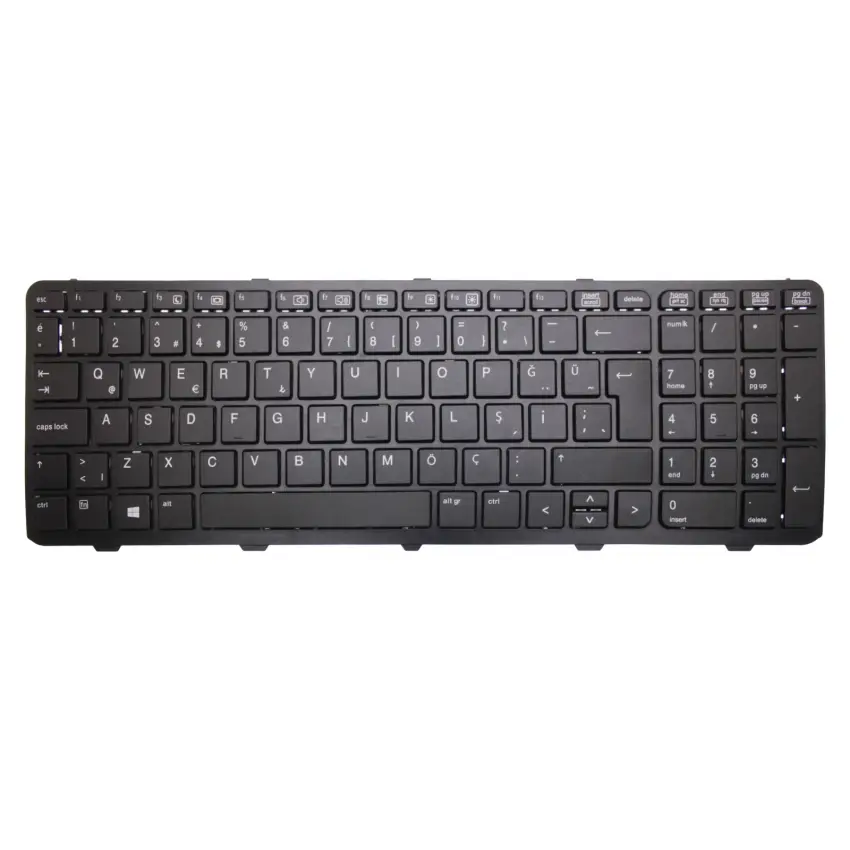 Hp ProBook 650 G1 P4T22EA, F1P85EA Notebook Klavye (Siyah TR)