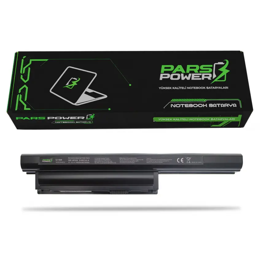 Sony Vaio SVE14, SVE15, SVE17, VGP-BPL26, VGP-BPS26, VGP-BPS26A Notebook Batarya - Pil (Pars Power)