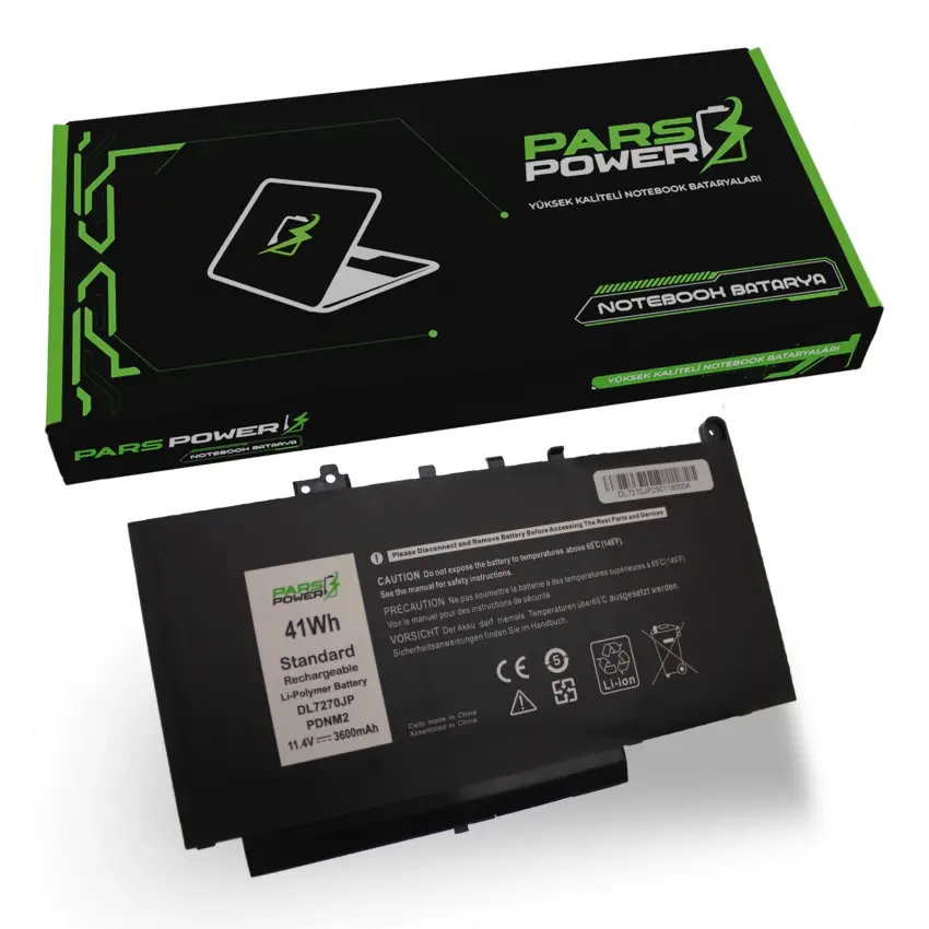 DELL 242WD, 7CJRC Uyumlu Batarya - Pil (Pars Power)