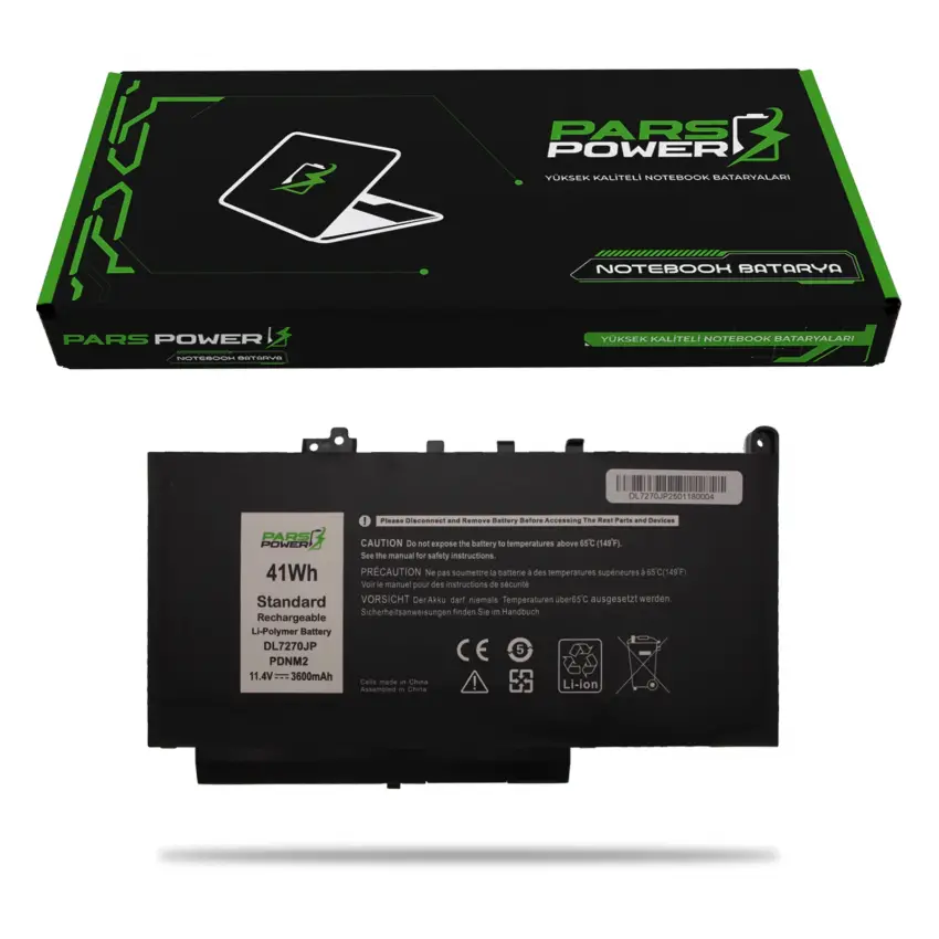 DELL 242WD, 7CJRC Uyumlu Batarya - Pil (Pars Power)