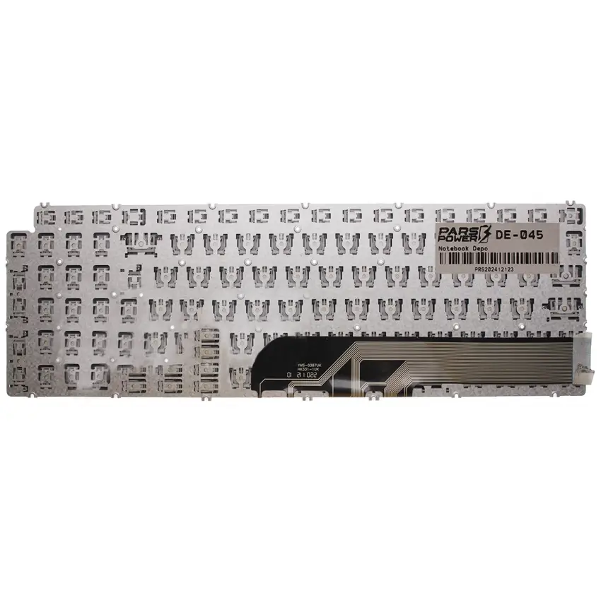 Dell Inspiron 5509, 15-5509, 15 5509 Klavye (Gümüş TR)