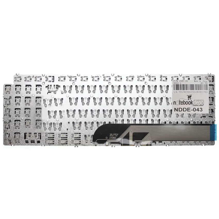 Dell Vostro 7500, 15-7500, 15 7500 Klavye (Siyah TR)