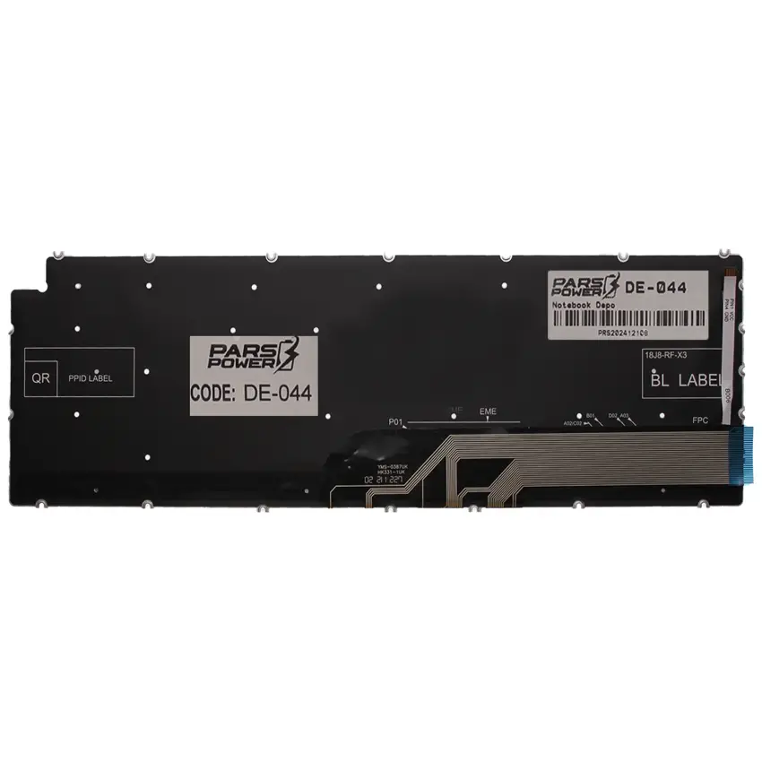 Dell Vostro 7500, 15-7500, 15 7500 Klavye Işıklı (Siyah TR)