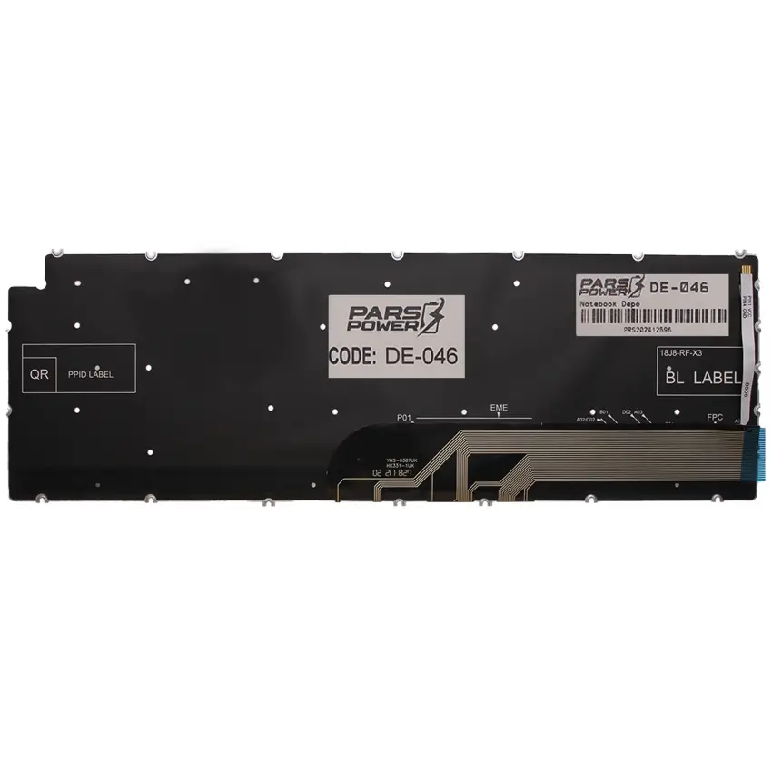 Dell Vostro 7500, 15-7500, 15 7500 Klavye Işıklı (Gümüş TR)