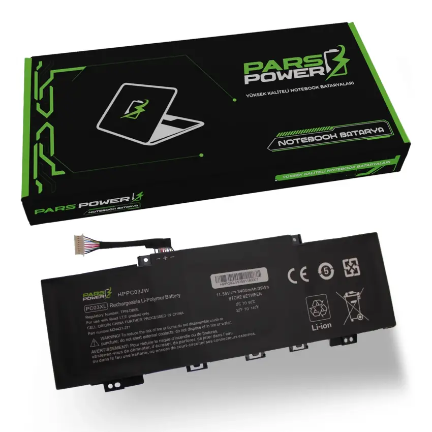 Hp Pavilion Aero 13-be0000 Batarya - Pil (Pars Power)