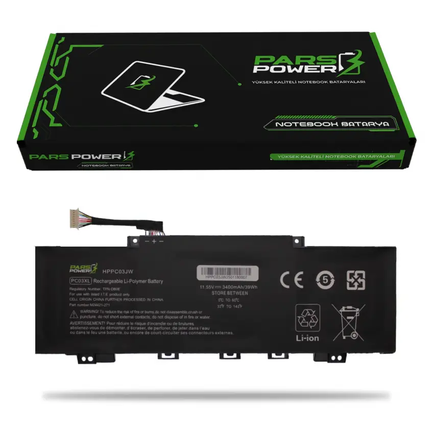 Hp Pavilion Aero 13-be0000 Batarya - Pil (Pars Power)