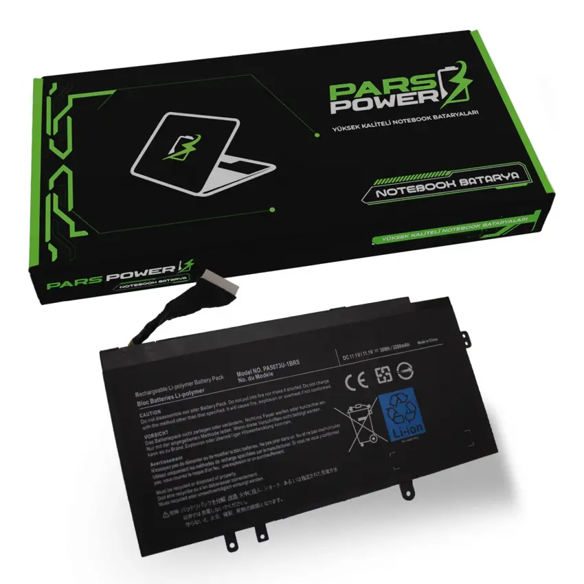 Toshiba Ultrabook PA5073U-1BRS, PABAS267 Batarya - Pil (Pars Power)