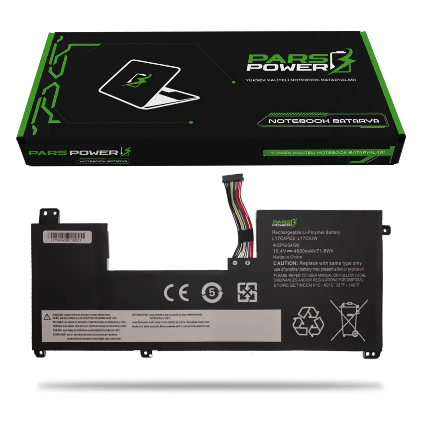 Lenovo Legion Y730-17ICH 81HG Batarya - Pil (Pars Power)