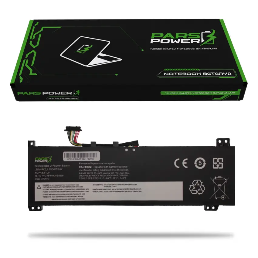 Lenovo Ideapad Gaming 3-15ACH6 82K1 Batarya - Pil (Pars Power)