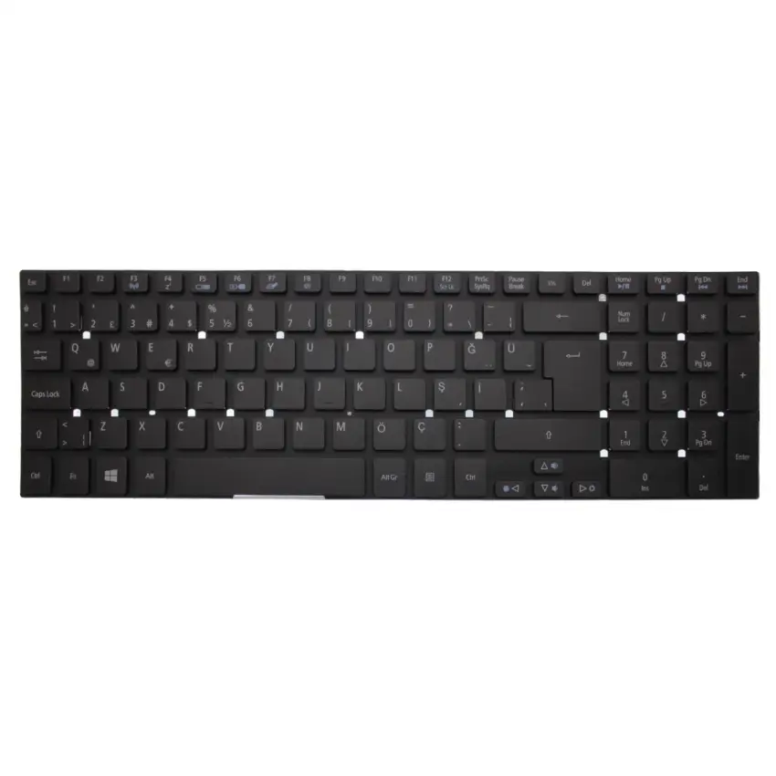 Packard Bell LS11, LS11-HR, LS11SB, LS11SB Notebook Klavye (Siyah TR)
