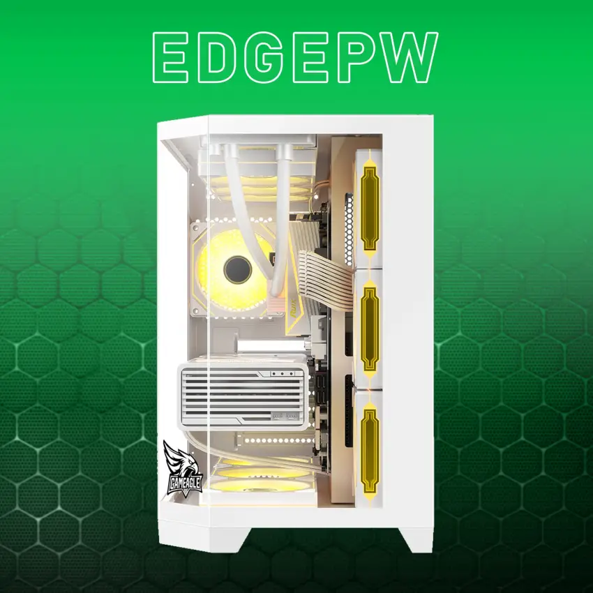 Gameagle Edge 7 Argb Fanlı Gamer Pc Kasası 850W 80+ Plus Bronz Modüler Powerlı (Beyaz)