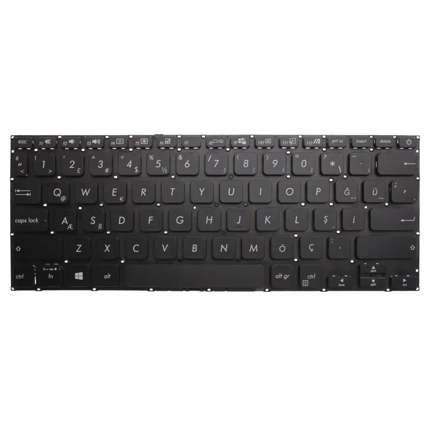 Asus VivoBook 14 X409M, X409MA Klavye (Siyah TR)