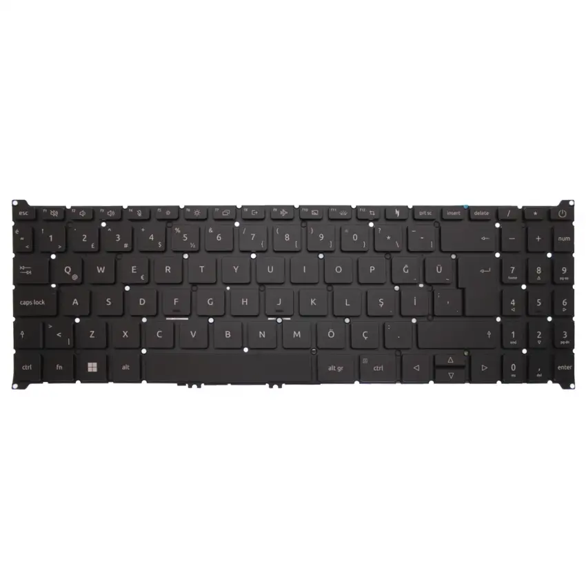 Acer Aspire 3 A315-510P Klavye Işıklı (Siyah TR)