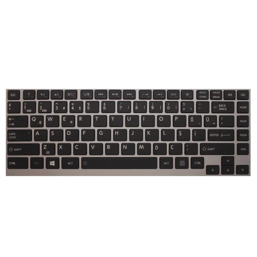 Toshiba Portege Z930-102 Notebook Klavye Işıklı (Siyah TR)