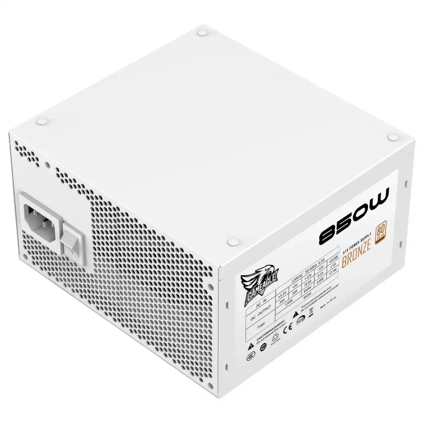 Gameagle 850W 80+ Bronz Power Güç Kaynağı (Beyaz)
