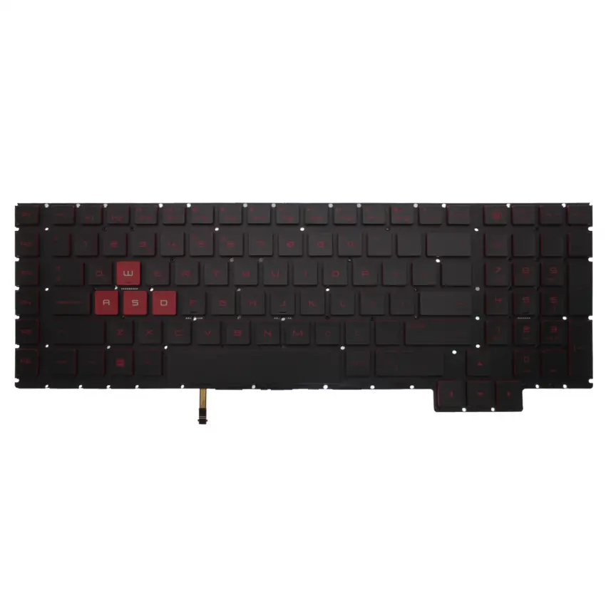 HP OMEN NSK-XH1BQ REV:3A, 9Z.NEBBQ.10T Klavye Işıklı (Siyah TR)