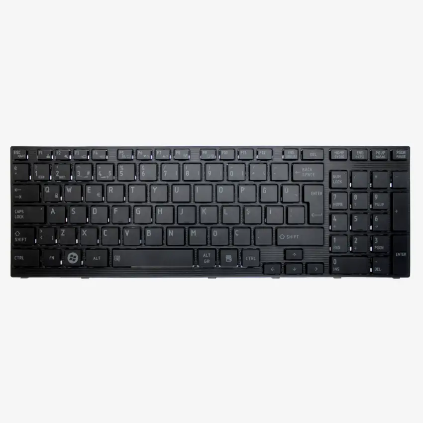 Toshiba Satellite P770-12Q, P775-100 Notebook Klavye (Siyah TR)