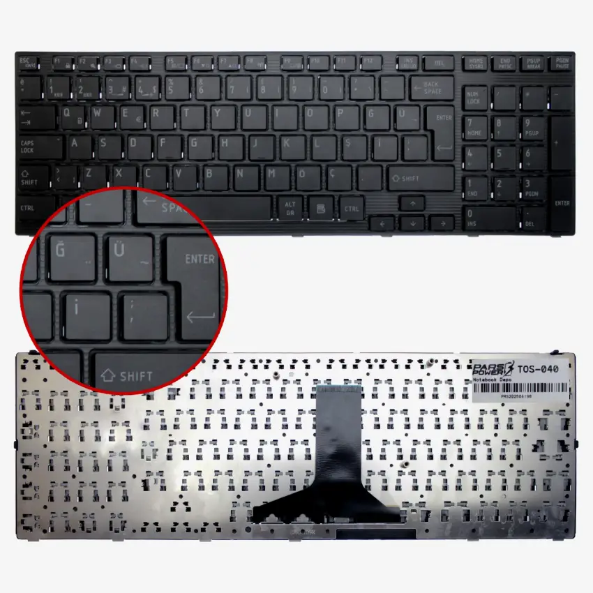 Notebook Klavye TOS-040