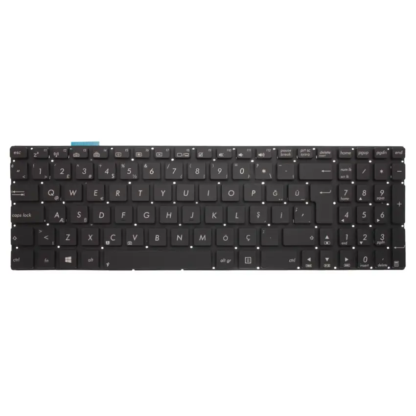 Asus AENJ8U00020, NSK-UPL0T, NSK-UP101 Klavye (Siyah TR)