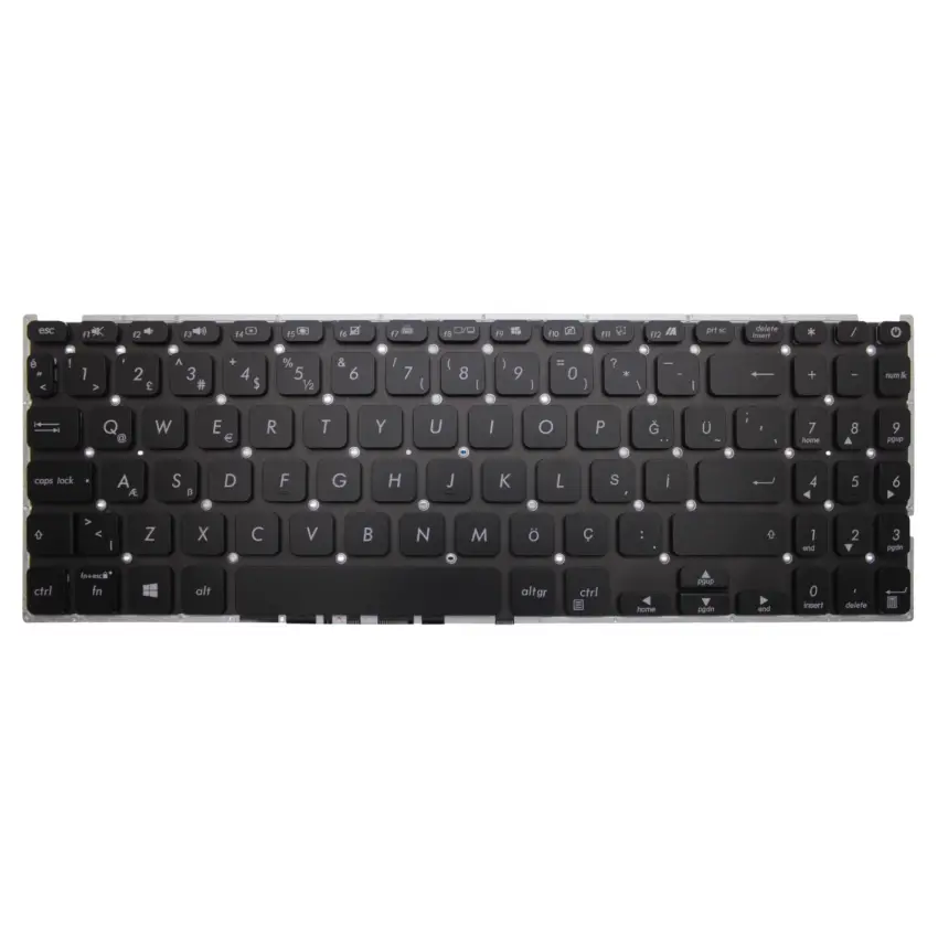 Asus D515DA-EJ838, D515UA-EJ Klavye Işıklı (Siyah TR)