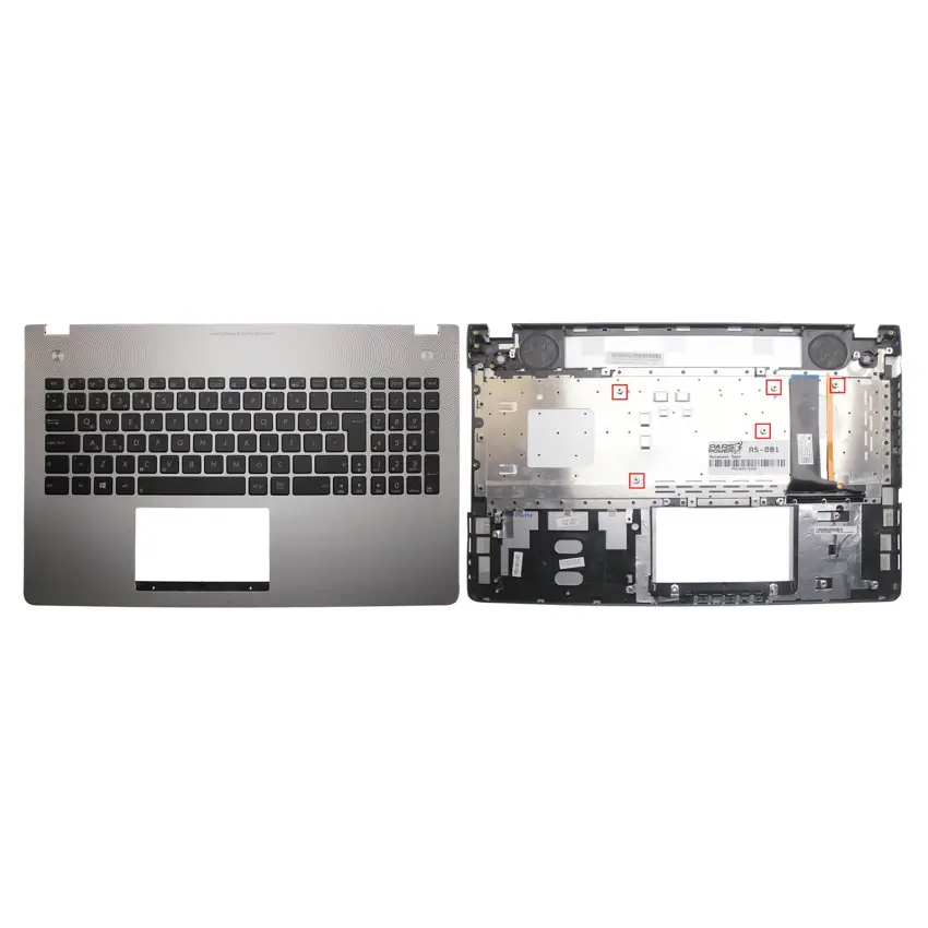 Asus N56, G56, G56JR Klavye Kasalı Işıklı (Siyah TR)