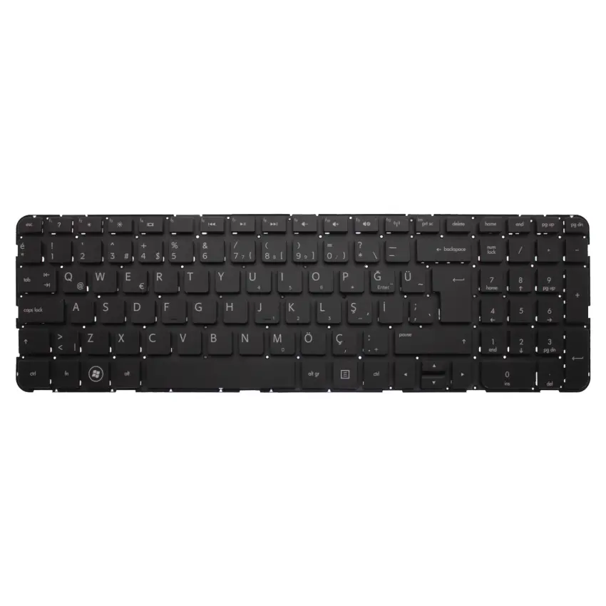 HP 670321-141, 670321-001 Notebook Klavye (Siyah TR)